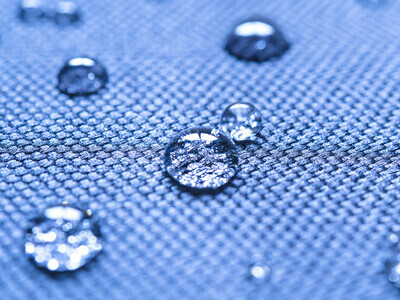 Bleu waterproof technical textile